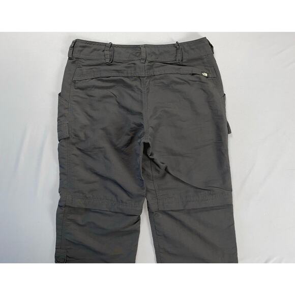 The North Face Mid-Weight Convertible Hiking Pants, Shorts. Gray, Women's 8S EUC - Picture 8 of 9